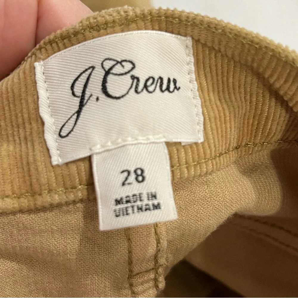 J. CREW VINTAGE SLIM STRAIGHT CORDUROY (179)